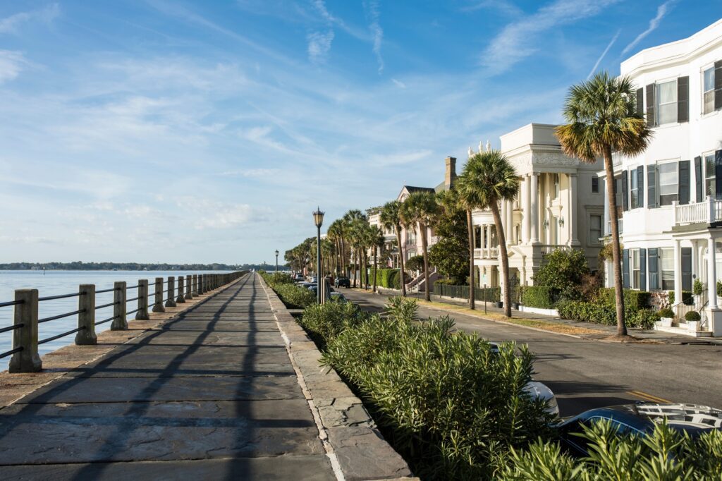 Historic waterfront in Charleston, South Carolina